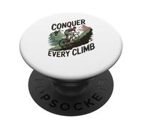 Conquer Every Climb Mountain Cycling Adventure PopSockets Adhesive PopGrip