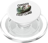 Conquer Every Climb Mountain Cycling Adventure PopSockets PopGrip for MagSafe
