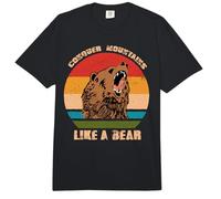 Conquer Mountains Like A Bear Inspirational Outdoors Comfort Colors Adult Heavyweight T-Shirt