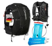 Conquer. Running Vest 15L | Women & Men | Ultralight Hydration Backpack, Running Backpack with Mobile Phone Pocket for Jogging, Running, Running Vest