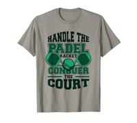 Conquer The Court Paddleball Paddle Tennis Padel T-Shirt