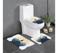 Conquer The Mountain Outdoor Absorbent Carpet, Bathroom Protector Mat 3 Piece Set, Bedroom Kitchen Bathtub Home Decor Plush Carpet