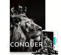 Conquer The World Jigsaw Puzzle for Teenagers 1000 Pieces Mental Boost, Clean Cut, Fun Challenge, Birthday Present (38x26cm)