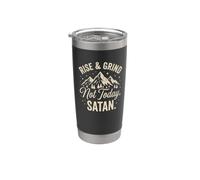 Conquer This Day Satan Resistance Stainless Steel Insulated Tumbler