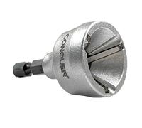 CONQUER Tools Deburring External Chamfer Tool, HSS Blade, Drill Bit, Remove Burr Tools Quick Release Shank Fits for 1/8"-3/4"(3mm-19mm),Countersink