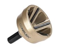 CONQUER Tools Deburring External Chamfer Tool, Tungsten Blade, Deburring Drill Bit, Remove Burr Tools Quick Release Shank Fits for 1/2"-3/8"(13mm-35mm) Stainless Steel Burr Removal, Countersink…