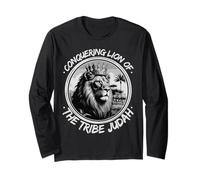 Conquering Lion Of The Tribe Judah Hebrew Israelite YHWH Long Sleeve T-Shirt