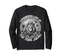 Conquering Lion Of The Tribe Judah Hebrew Israelite YHWH Long Sleeve T-Shirt