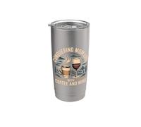 Conquering Mom Life with Coffee and Wine Mother |- Stainless Steel Insulated Tumbler