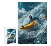 Conquering The Rapids - Decorative Jigsaw for Grown-Ups, 300 PCS, Winter Gift - for A Rewarding Weekend Challenge