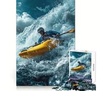Conquering The Rapids Jigsaws 1000 Pieces for Teenagers Brain Exercise, Cozy Fun, Real Challenge, (38x26cm)