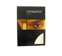 Conqueror Laid Textured Ream of Paper A4 100gsm 500 Sheets - Color: Cream