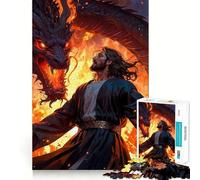 Conqueror of The Inferno Adult Jigsaw Puzzle1000 Pieces Brain Think, Sharp Detail, Real Challenge, Home Accent (50x75cm)