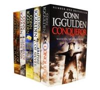 Conqueror Series Collection 5 Books Set By Conn Iggulden (Wolf of the Plains, Lords of the Bow, Bones of the Hill, Empire Of Silver, Conqueror)