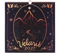 ConQuest A Court of Thorns and Roses Velaris 2027 Monthly Wall Calendar | Spiral, Full Page Calendars, Writable Paper, ACOTAR Artwork, Officially Licensed, 12'' x 12''