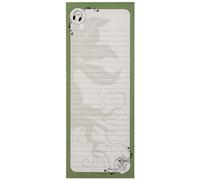 Conquest Journals Harry Potter Herbology List Notepad, 3.5''x9'', Sturdy Magnetic Backboard, 50 Sheets Lined List Pages, 60 lb. Paper, Officially Licensed