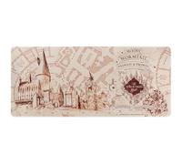ConQuest Journals Harry Potter Marauder's Map Desk Mat, Oversized Gaming Desk Pad, Home Office, XXL Computer Mousepads, Waterproof Neoprene Fabric Surface, Non-Slip Rubber Backing, Officially Licensed
