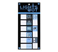 Conquest Journals Lights Out Book Annotation Flags, 30 Sticky Bookmark Note Tabs, 9 Bookish Designs, Gifts for Readers & Spicy Book Lovers, Fred Approved, Officially Licensed Navessa Allen Collection