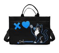 ConQuest Journals Lights Out Fred Approved Tote Bag, Twin Handles, 38'' Adjustable Crossbody Strap, Bookish Interior Lining, Gifts for Spicy Book Lovers, Officially Licensed Navessa Allen Collection