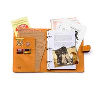 Conquest Journals Supernatural John Winchester Replica Journal Big Bundle, John's Journal with Monster Lore Pages, Medals & Ribbons, Creepy Photos, Biggerson's Turducken Ad, Mystery Spot Brochure and