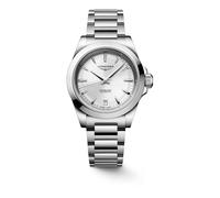 Conquest Silver Sunray Dial Steel Watch - female - LONGINES - Watches - Gray - ONE SIZE - Accessories ONE SIZE