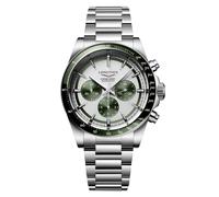 Longines Conquest Chronograph Stainless Steel Bracelet Watch