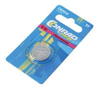 Conrad Energy CE-2445756 Button Cell 3V 80mAh Lithium CR2016 1piece