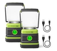 Consciot 1000LM LED Camping Lantern Rechargeable, 4 Light Modes, Dimmable