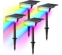 Consciot Solar Spot Lights Outdoor, Halloween Lights, 170° Wide Beam