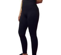 Conscious Citizen Black Gym Leggings for Women UK - 'Basics' - High Waisted Seamless Leggings - Women Activewear, Recycled Materials, Supportive and Comforting Fit