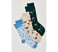 Conscious Step Protect National Parks Sock 3-Pack at Free People in Pollinators, Size: Small - female