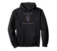 Consciousness Infinite Potential - Spiritual Quantum Energy Pullover Hoodie