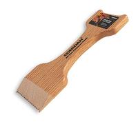 CONSDAN Grill Scraper, Soild Oak Wooden Grill Brush, Grill Scraper for Outdoor Grill, Bristle Free Grill Scrapers, Grill Grate Cleaner Safe Wood Grill Brusher