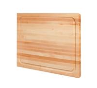 CONSDAN Hard Maple Wood Cutting Board for Kitchen, USA Grown Hardwood, 16 x 12, with Invisible Inner Handle, Prefinished with Food-Grade Oil, Suitable for Kitchen Edge Grain, 1" Thick