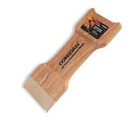 CONSDAN Wood Grill Scraper, Soild Oak Wooden Grill Brush, Grill Scraper for Outdoor Grill, Bristle Free Grill Scrapers, Grill Grate Cleaner Safe Wood Grill Brusher
