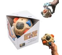 Consecutivte Handcrafted Boulder Block - Build Strength and Precision, Consecutivte 3D Climbing Ball Finger Training, Simulated Rock Climbing Challenge Toy Take it Out Anytime (2)