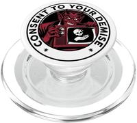 Consent To Your Demise TV conspiracy PopSockets PopGrip for MagSafe