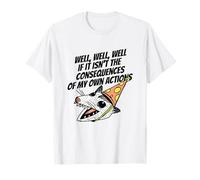 Consequences of My Own Actions Funny Weird Sarcastic Possum T-Shirt