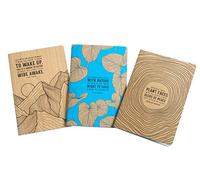 Conservation Sewn Notebook Collection (Set of 3): Large (Notebook With Quotes, Hiking Journal, Camping Journal (Conservation Series)