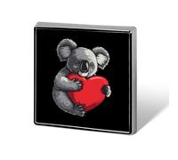 Conservation Support Wildlife Koala Bear Funny Lapel Tie Pin Buttons Brooch Badge Pin Clothes Hat Accessories for Men Women