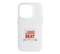 Conservative Patriotic Stars & Stripes Beat Cancel Culture Case for iPhone 14 Pro
