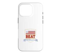 Conservative Patriotic Stars & Stripes Beat Cancel Culture Case for iPhone 16 Pro