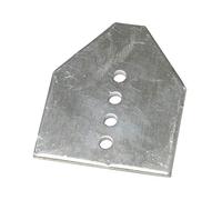 Conservatory Roof End Plate Aluminium Stop Slipped Polycarbonate & Glass Panels