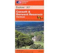 Consett and Derwent Reservoir: Stanhope: Sheet 307 (Explorer Maps)