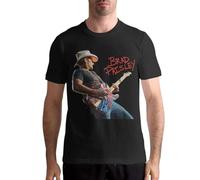 Consider Brad-Paisley-Shirt-Men-Tshirt-Casual-Short-Sleeve-Tops-2 Black