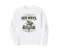 Consider Her Ways - Proverbs 6:6-8 ESV Christian Ant Design Sweatshirt