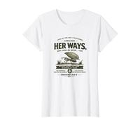 Consider Her Ways - Proverbs 6:6-8 ESV Christian Ant Design Value Graphic T-Shirt, Women, White, M