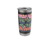 Consider How The Wildflowers Grow Bible Verse Boho Matisse Stainless Steel Insulated Tumbler
