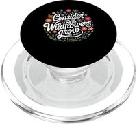 Consider How the Wildflowers Grow Faith Design PopSockets PopGrip for MagSafe