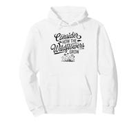 Consider How the Wildflowers Grow Faith Design Pullover Hoodie